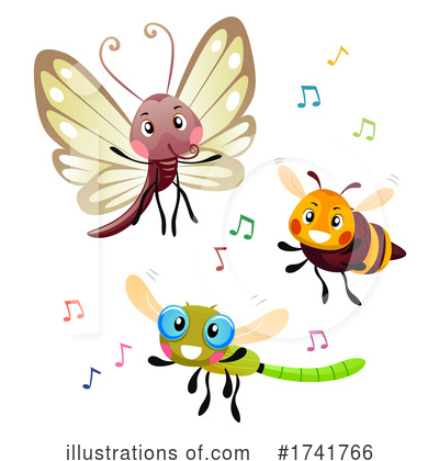 Bee Clipart #1741766 by BNP Design Studio