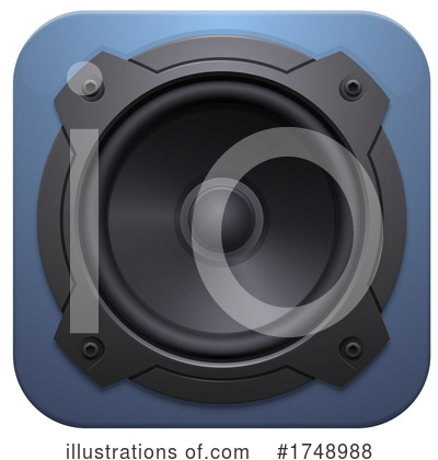 Speaker Clipart #1748988 by Vector Tradition SM