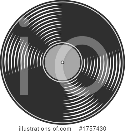 Vinyl Record Clipart #1757430 by Vector Tradition SM