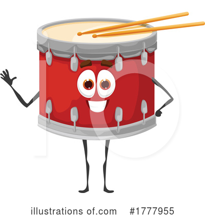 Drum Clipart #1777955 by Vector Tradition SM