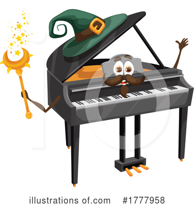 Piano Clipart #1777958 by Vector Tradition SM