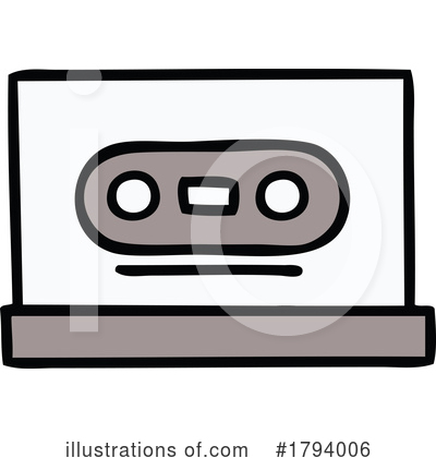 Cassette Tape Clipart #1794006 by lineartestpilot