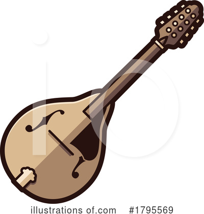 Mandolin Clipart #1795569 by Any Vector