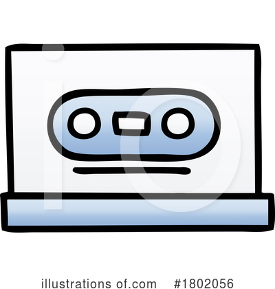 Cassette Tape Clipart #1802056 by lineartestpilot