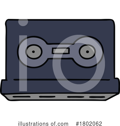 Cassette Tape Clipart #1802062 by lineartestpilot