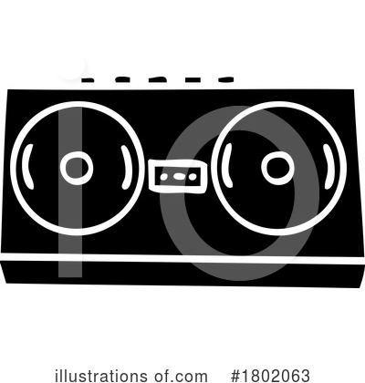 Cassette Tape Clipart #1802063 by lineartestpilot
