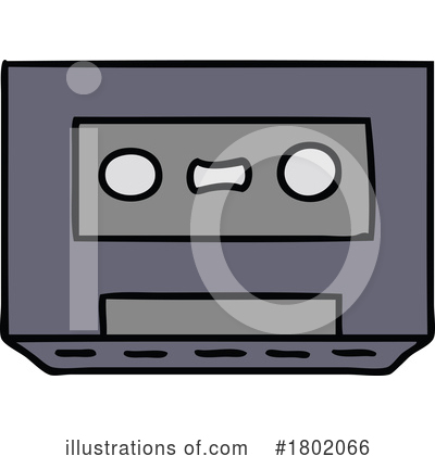 Cassette Tape Clipart #1802066 by lineartestpilot