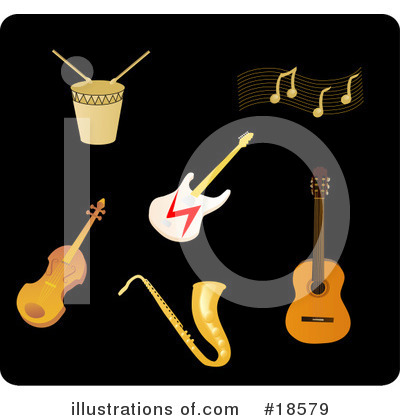 Royalty-Free (RF) Music Clipart Illustration by Rasmussen Images - Stock Sample #18579