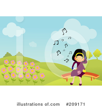 Royalty-Free (RF) Music Clipart Illustration by mayawizard101 - Stock Sample #209171