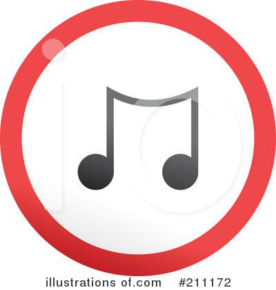 Royalty-Free (RF) Music Clipart Illustration by Prawny - Stock Sample #211172