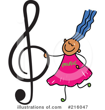 Royalty-Free (RF) Music Clipart Illustration by Prawny - Stock Sample #216047