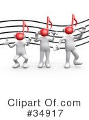 Music Clipart #34917 by 3poD