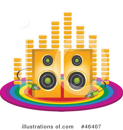 Royalty-Free (RF) Music Clipart Illustration by elaineitalia - Stock Sample #46407