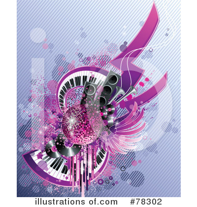 Royalty-Free (RF) Music Clipart Illustration by elena - Stock Sample #78302