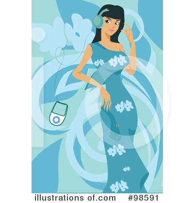 Royalty-Free (RF) Music Clipart Illustration by mayawizard101 - Stock Sample #98591