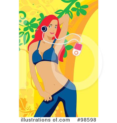 Royalty-Free (RF) Music Clipart Illustration by mayawizard101 - Stock Sample #98598