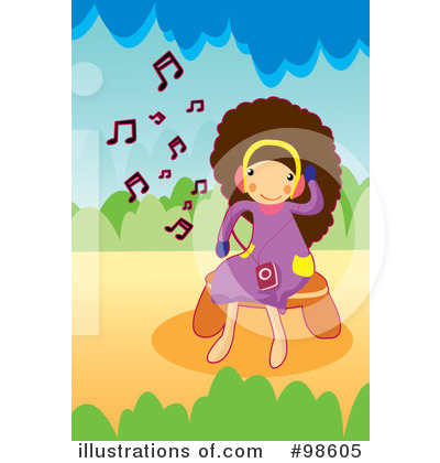 Royalty-Free (RF) Music Clipart Illustration by mayawizard101 - Stock Sample #98605