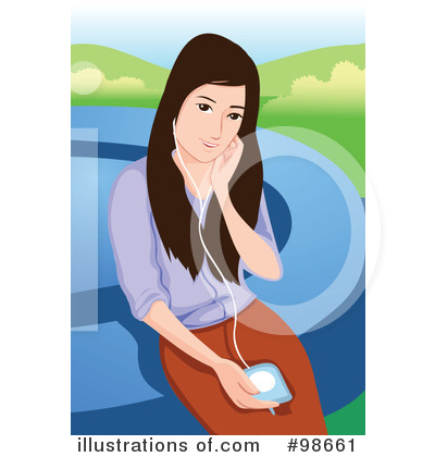 Royalty-Free (RF) Music Clipart Illustration by mayawizard101 - Stock Sample #98661