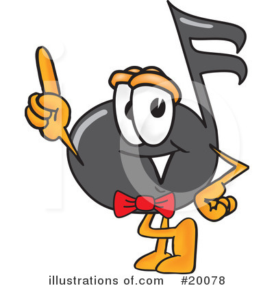 Pointing Up Clipart #20078 by Mascot Junction