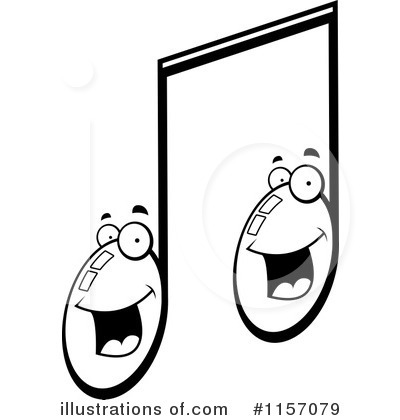 Royalty-Free (RF) Music Note Clipart Illustration by Cory Thoman - Stock Sample #1157079