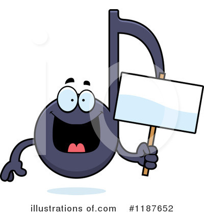 Royalty-Free (RF) Music Note Clipart Illustration by Cory Thoman - Stock Sample #1187652