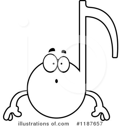 Royalty-Free (RF) Music Note Clipart Illustration by Cory Thoman - Stock Sample #1187657