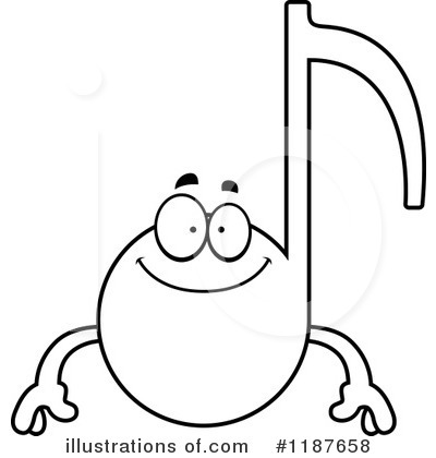 Royalty-Free (RF) Music Note Clipart Illustration by Cory Thoman - Stock Sample #1187658