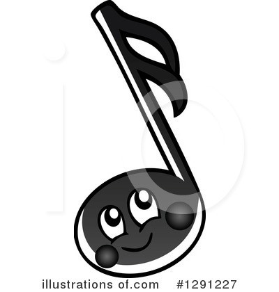 Royalty-Free (RF) Music Note Clipart Illustration by visekart - Stock Sample #1291227