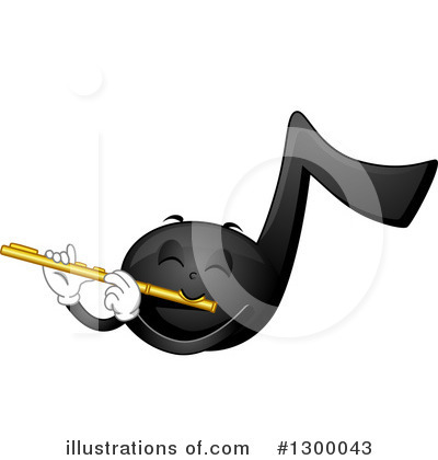 Royalty-Free (RF) Music Note Clipart Illustration by BNP Design Studio - Stock Sample #1300043