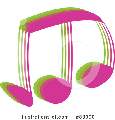 Royalty-Free (RF) Music Note Clipart Illustration by Prawny - Stock Sample #88990