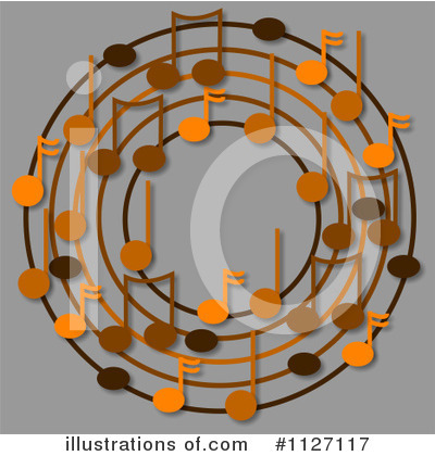 Royalty-Free (RF) Music Notes Clipart Illustration by djart - Stock Sample #1127117