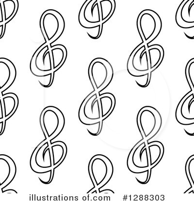 Royalty-Free (RF) Music Notes Clipart Illustration by Vector Tradition SM - Stock Sample #1288303
