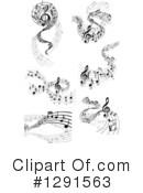 Music Notes Clipart #1291563 by Vector Tradition SM