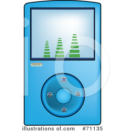 Royalty-Free (RF) Music Player Clipart Illustration by Pams Clipart - Stock Sample #71135