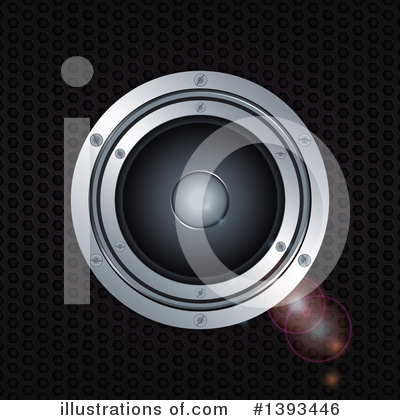 Royalty-Free (RF) Music Speaker Clipart Illustration by elaineitalia - Stock Sample #1393446
