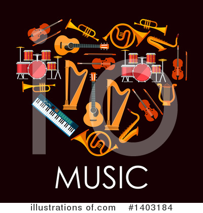 Guitar Clipart #1403184 by Vector Tradition SM