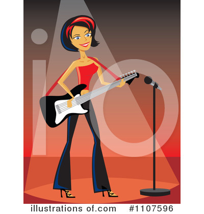 Royalty-Free (RF) Musician Clipart Illustration by Amanda Kate - Stock Sample #1107596