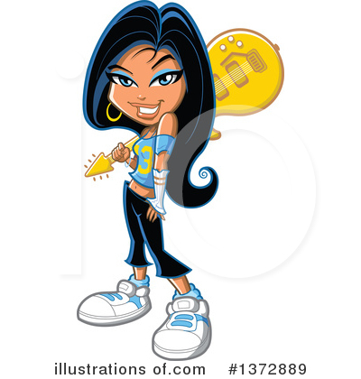 Royalty-Free (RF) Musician Clipart Illustration by Clip Art Mascots - Stock Sample #1372889