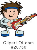 Musician Clipart #20766 by AtStockIllustration