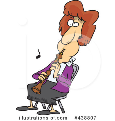 Royalty-Free (RF) Musician Clipart Illustration by toonaday - Stock Sample #438807