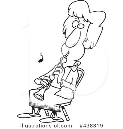 Royalty-Free (RF) Musician Clipart Illustration by toonaday - Stock Sample #438819