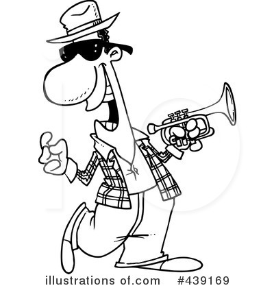 Royalty-Free (RF) Musician Clipart Illustration by toonaday - Stock Sample #439169