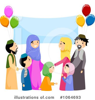 Royalty-Free (RF) Muslim Clipart Illustration by BNP Design Studio - Stock Sample #1064693