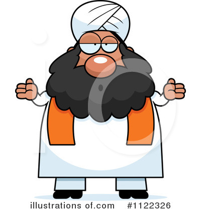 Muslim Clipart #1122326 by Cory Thoman