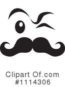Mustache Clipart #1114306 by Johnny Sajem
