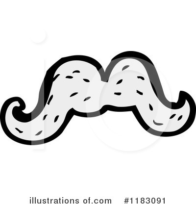 Mustache Clipart #1183091 by lineartestpilot