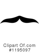 Mustache Clipart #1195097 by Vector Tradition SM