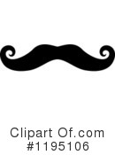 Mustache Clipart #1195106 by Vector Tradition SM