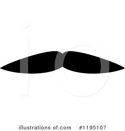 Royalty-Free (RF) Mustache Clipart Illustration by Vector Tradition SM - Stock Sample #1195107