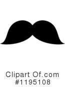 Mustache Clipart #1195108 by Vector Tradition SM